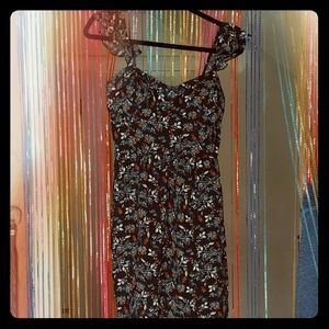 Blue Floral Mini Sundress